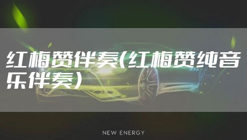 红梅赞伴奏(红梅赞纯音乐伴奏)