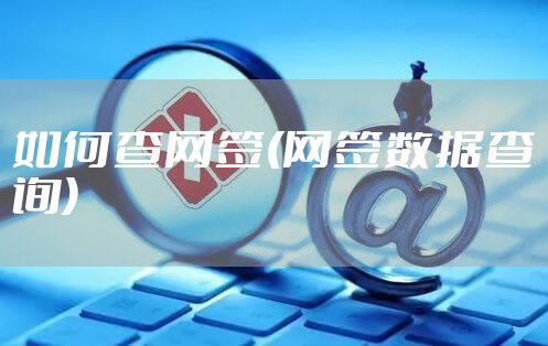 如何查网签(网签数据查询)