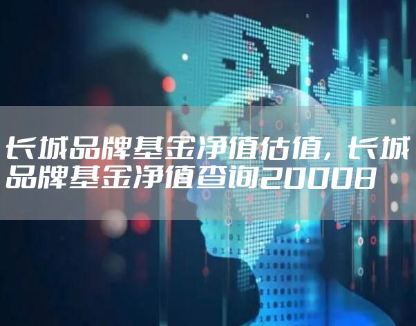 长城品牌基金净值估值,长城品牌基金净值查询20008