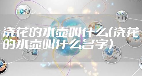 浇花的水壶叫什么（浇花的水壶叫什么名字）