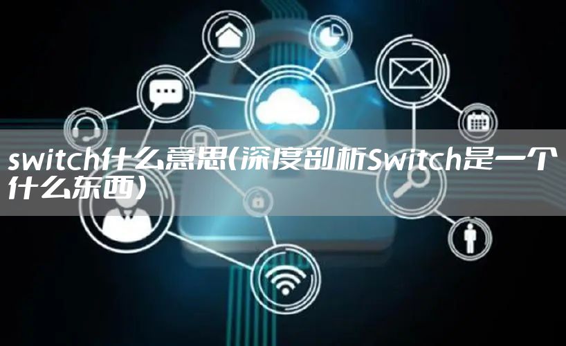 switch什么意思（深度剖析Switch是一个什么东西）
