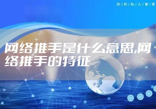 网络推手是什么意思,网络推手的特征