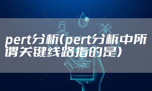 pert分析（pert分析中所谓关键线路指的是）
