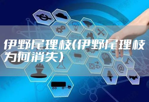 伊野尾理枝（伊野尾理枝为何消失）