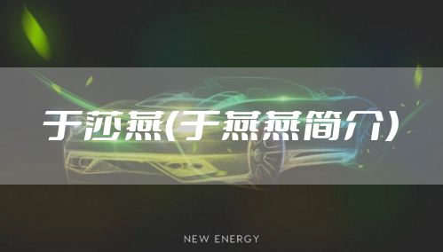 于莎燕(于燕燕简介)