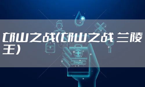 邙山之战（邙山之战 兰陵王）