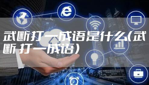 武断打一成语是什么(武断 打一成语)