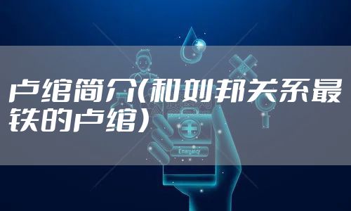 卢绾简介（和刘邦关系最铁的卢绾）