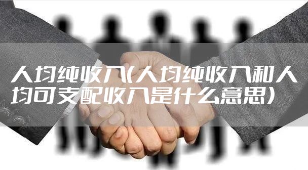 人均纯收入（人均纯收入和人均可支配收入是什么意思）