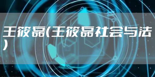 王筱磊(王筱磊社会与法)