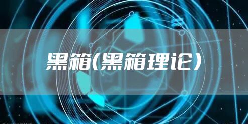 黑箱(黑箱理论)