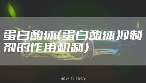 蛋白酶体（蛋白酶体抑制剂的作用机制）