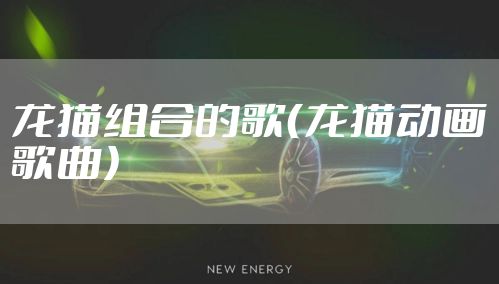龙猫组合的歌（龙猫动画歌曲）
