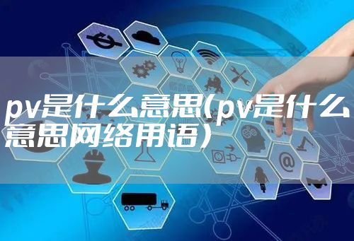 pv是什么意思(pv是什么意思网络用语)