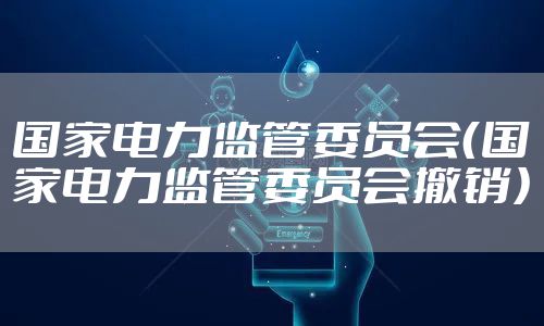 国家电力监管委员会（国家电力监管委员会撤销）