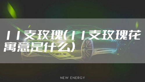 11支玫瑰（11支玫瑰花寓意是什么）