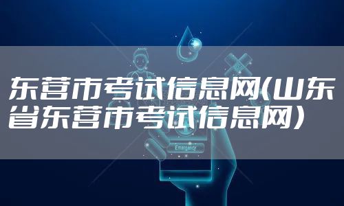 东营市考试信息网（山东省东营市考试信息网）