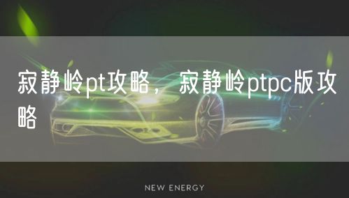 寂静岭pt攻略，寂静岭ptpc版攻略