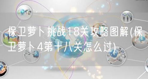 保卫萝卜挑战18关攻略图解(保卫萝卜4第十八关怎么过)