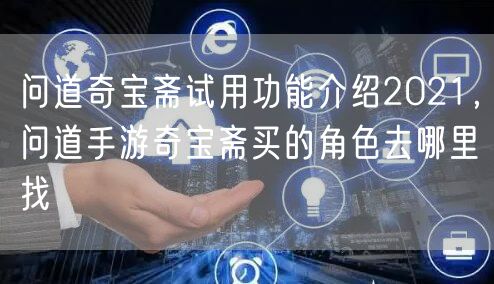 问道奇宝斋试用功能介绍2021，问道手游奇宝斋买的角色去哪里找