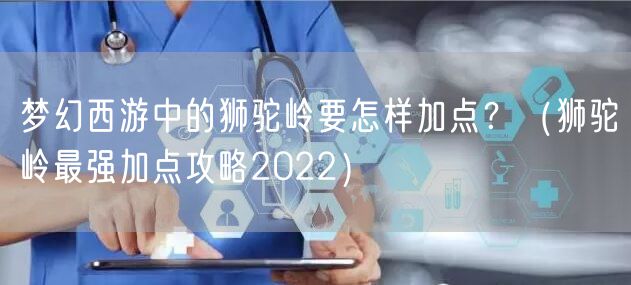 梦幻西游中的狮驼岭要怎样加点？（狮驼岭最强加点攻略2022）