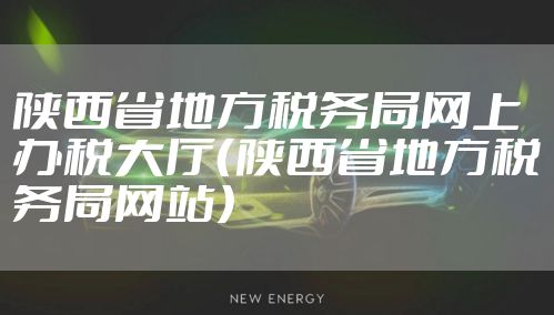 陕西省地方税务局网上办税大厅（陕西省地方税务局网站）