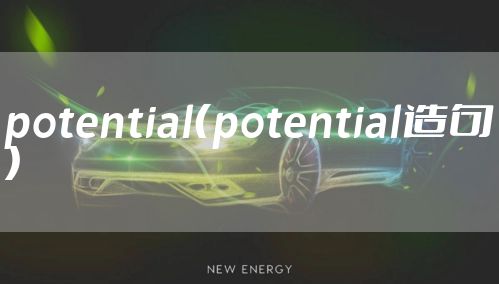 potential(potential造句)