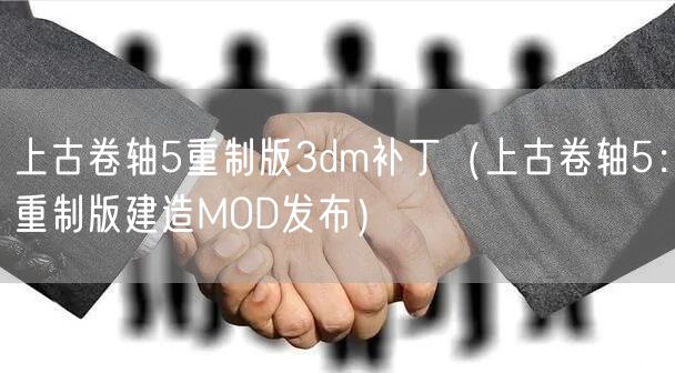 上古卷轴5重制版3dm补丁（上古卷轴5：重制版建造MOD发布）