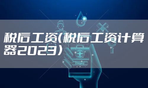 税后工资（税后工资计算器2023）