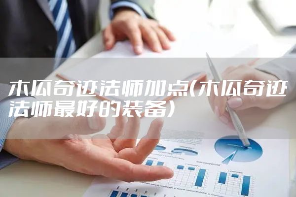 木瓜奇迹法师加点（木瓜奇迹法师最好的装备）