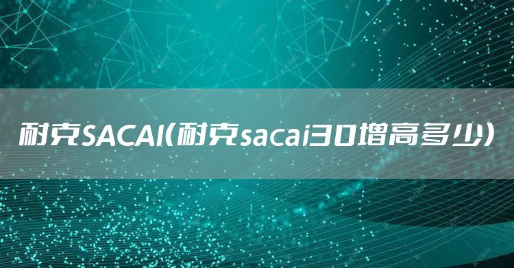 耐克SACAI(耐克sacai30增高多少)
