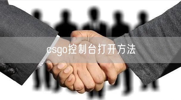 csgo控制台打开方法