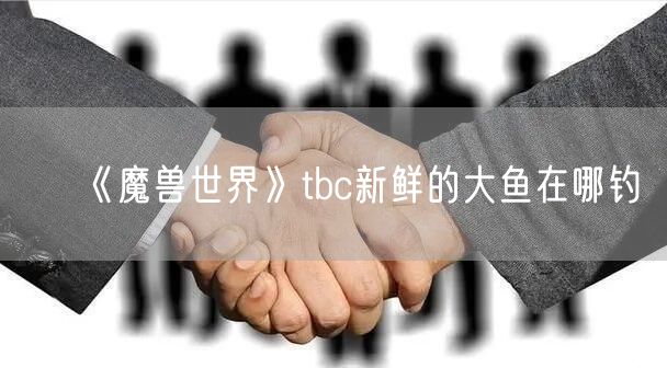 《魔兽世界》tbc新鲜的大鱼在哪钓