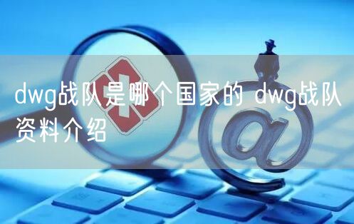 dwg战队是哪个国家的 dwg战队资料介绍
