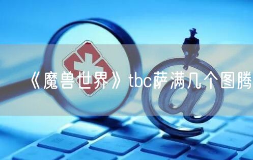 《魔兽世界》tbc萨满几个图腾