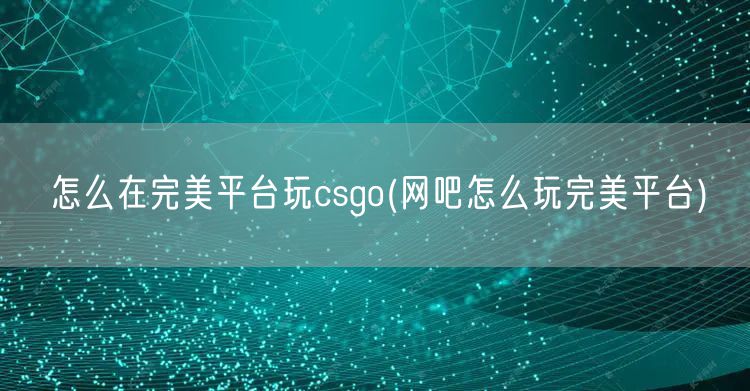 怎么在完美平台玩csgo(网吧怎么玩完美平台)