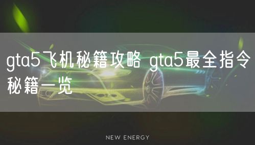 gta5飞机秘籍攻略 gta5最全指令秘籍一览