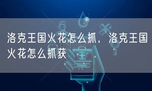 洛克王国火花怎么抓,洛克王国火花怎么抓获