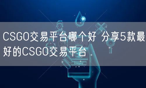 CSGO交易平台哪个好 分享5款最好的CSGO交易平台