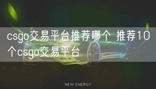 csgo交易平台推荐哪个 推荐10个csgo交易平台