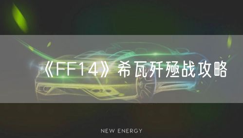 《FF14》希瓦歼殛战攻略