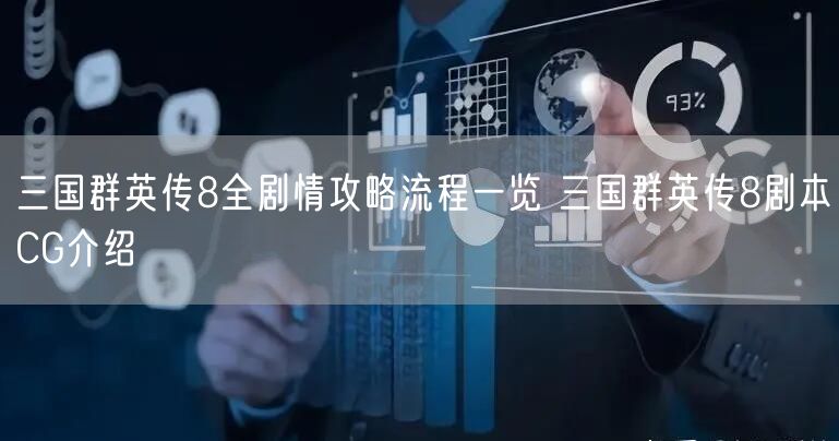 三国群英传8全剧情攻略流程一览 三国群英传8剧本CG介绍