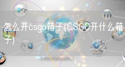 怎么开csgo箱子(CSGO开什么箱子)