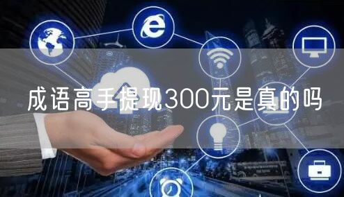 成语高手提现300元是真的吗