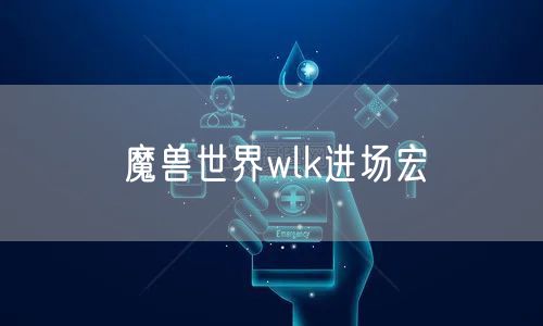 魔兽世界wlk进场宏