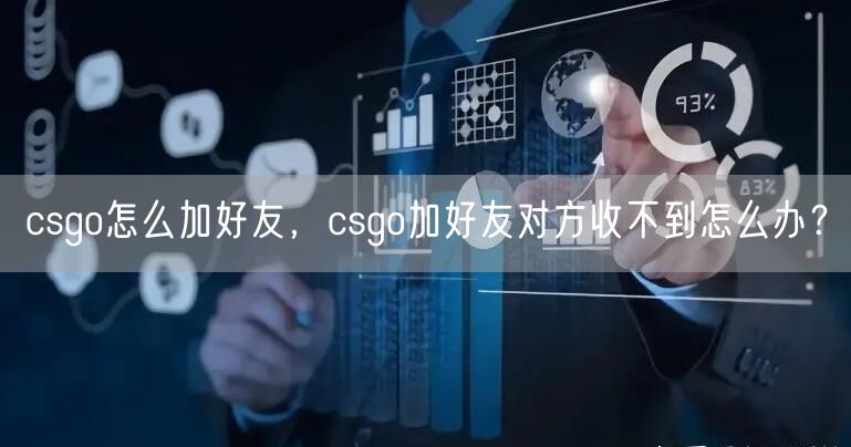 csgo怎么加好友，csgo加好友对方收不到怎么办？