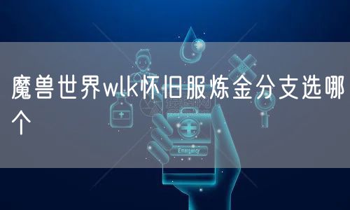 魔兽世界wlk怀旧服炼金分支选哪个