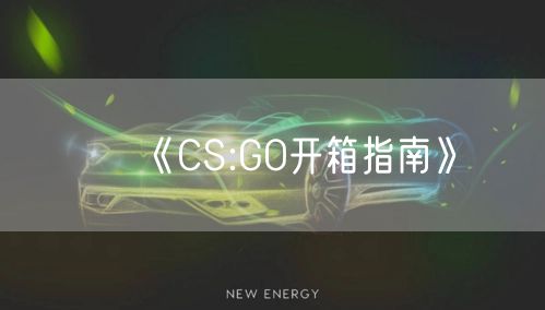 《CS:GO开箱指南》