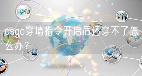 csgo穿墙指令开启后还穿不了怎么办？