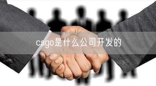csgo是什么公司开发的